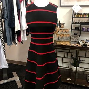 Calvin Klein Striped Sheath Dress